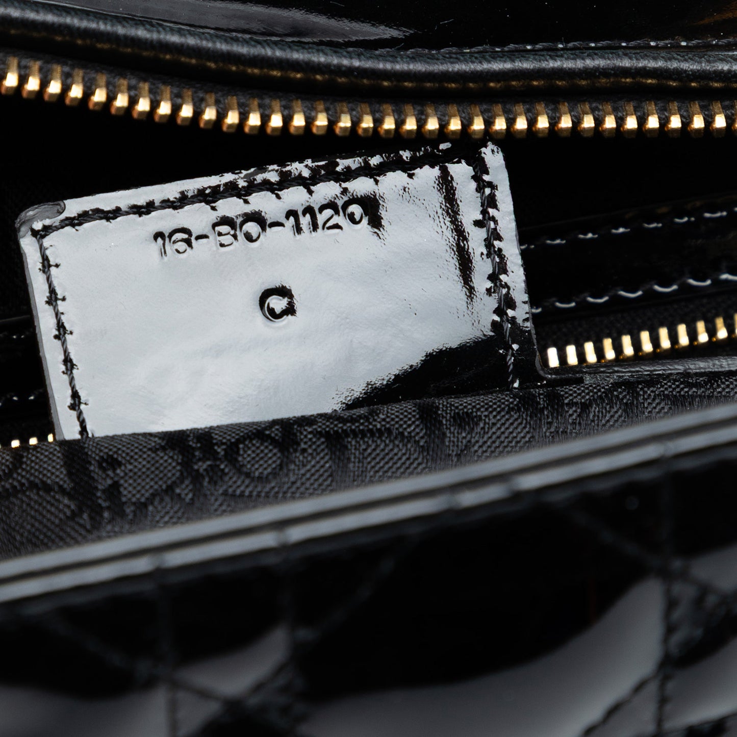 Dior Large Patent Cannage Lady Dior