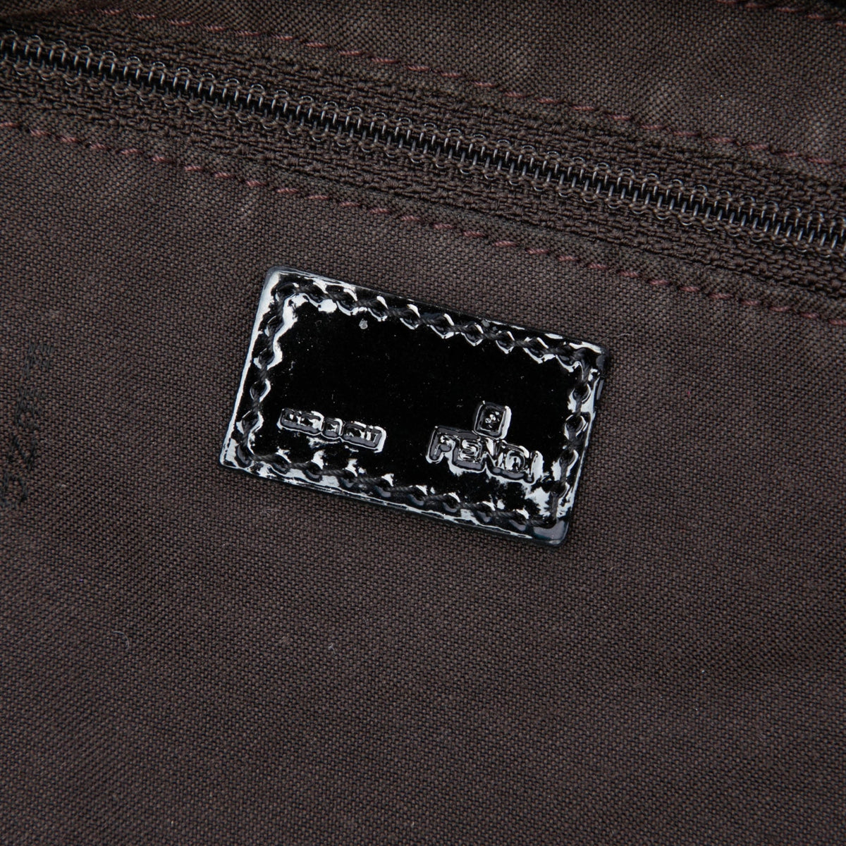 Fendi Zucca Canvas Satchel — Brown