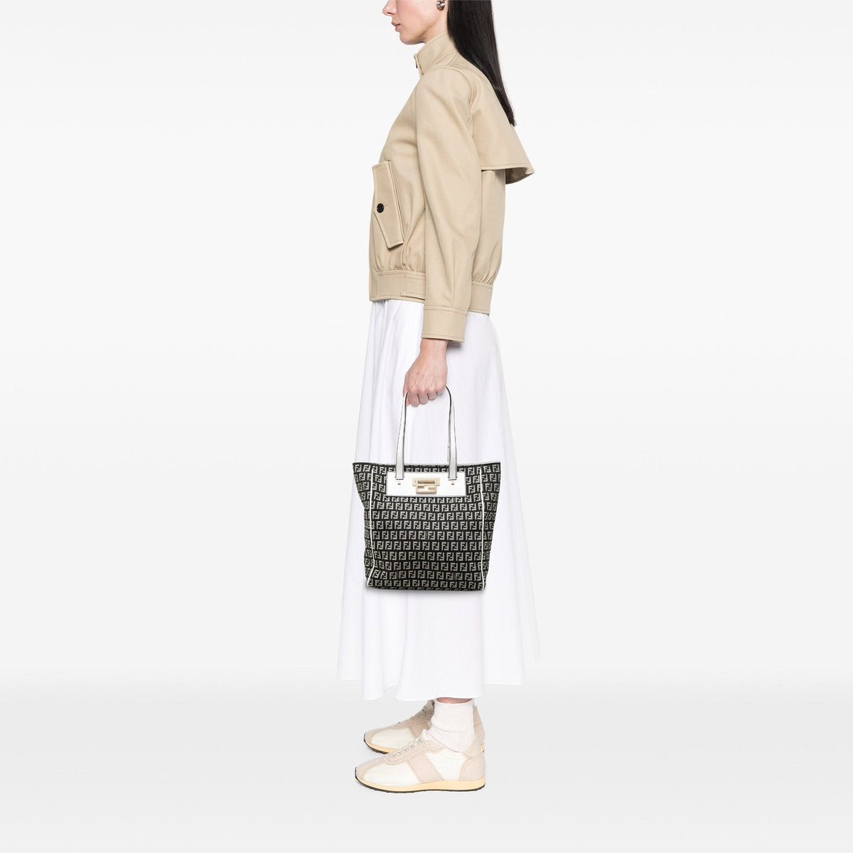 Fendi Zucchino Canvas Tote