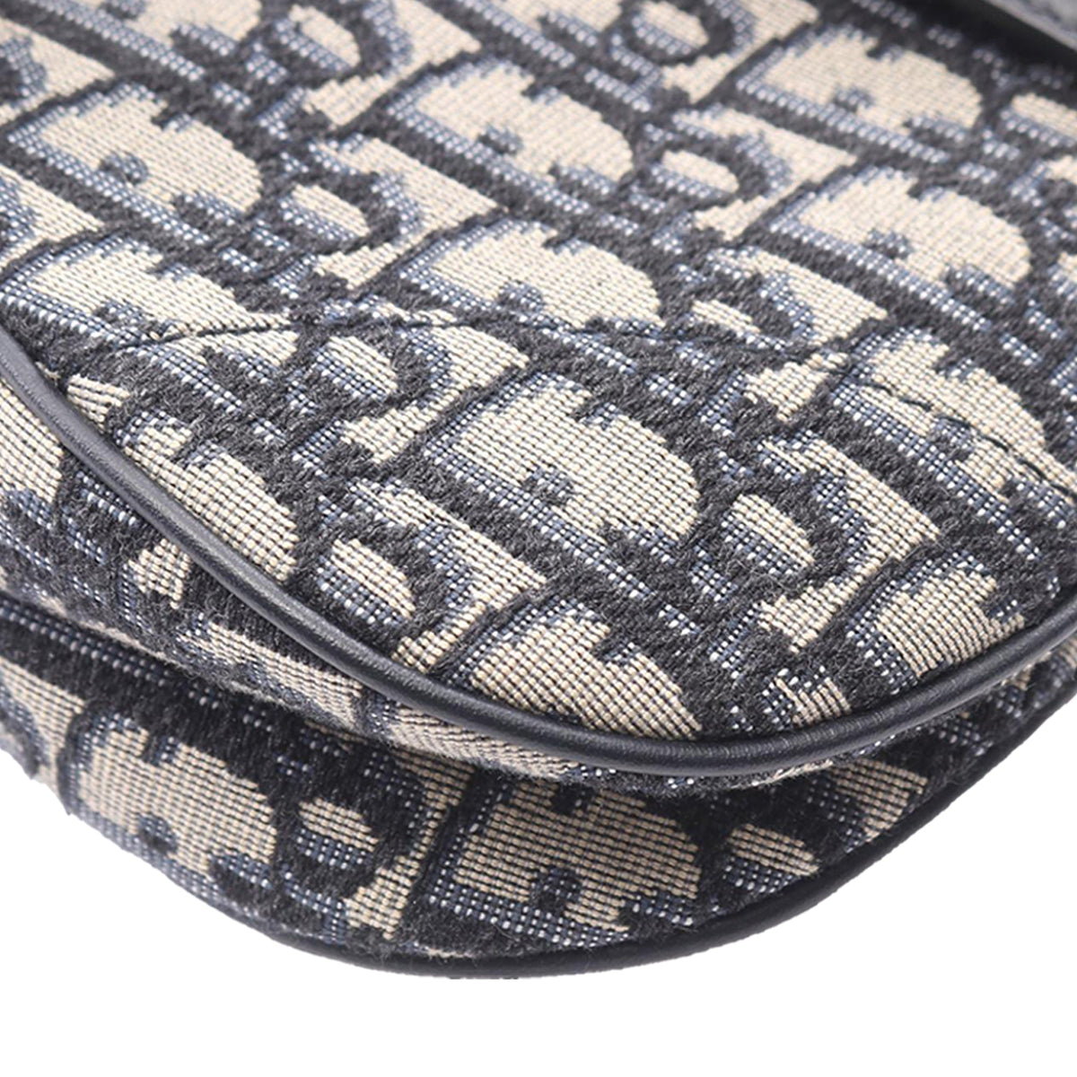 Dior Mini Oblique Canvas Saddle Bag