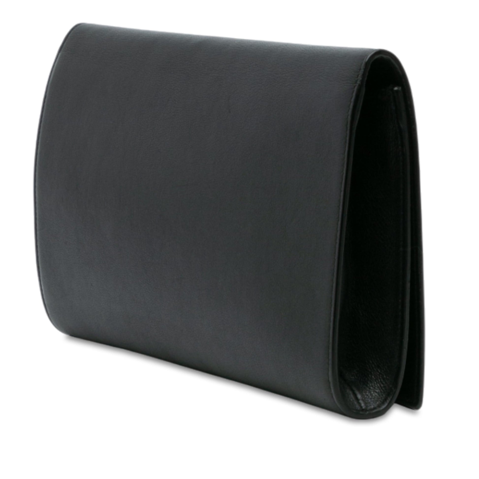 Saint Laurent Large Calfskin Monogram Belle De Jour Clutch