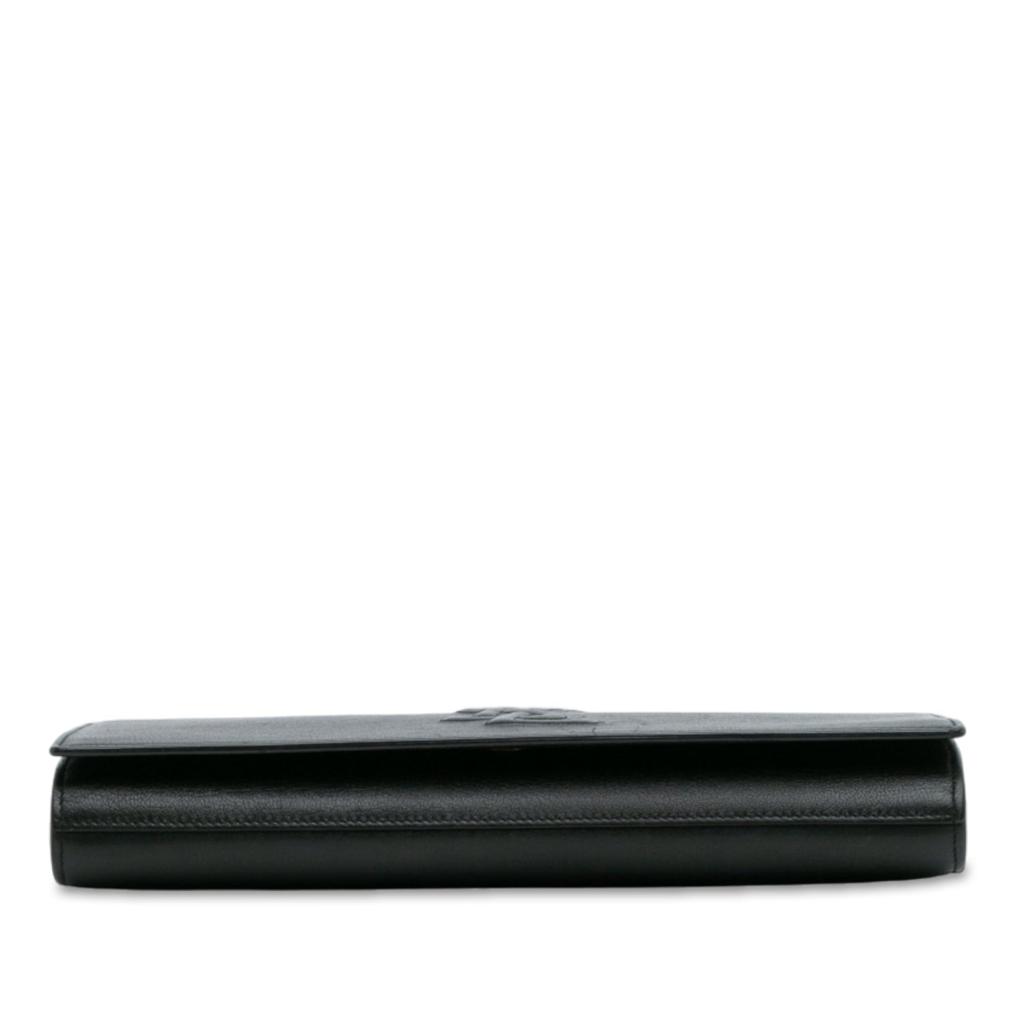 Saint Laurent Large Calfskin Monogram Belle De Jour Clutch