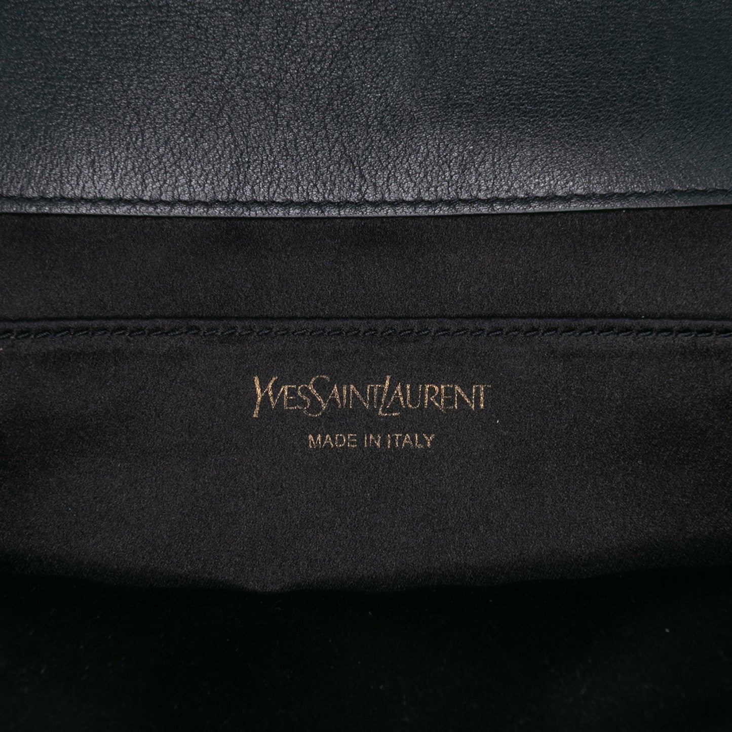 Saint Laurent Large Calfskin Monogram Belle De Jour Clutch