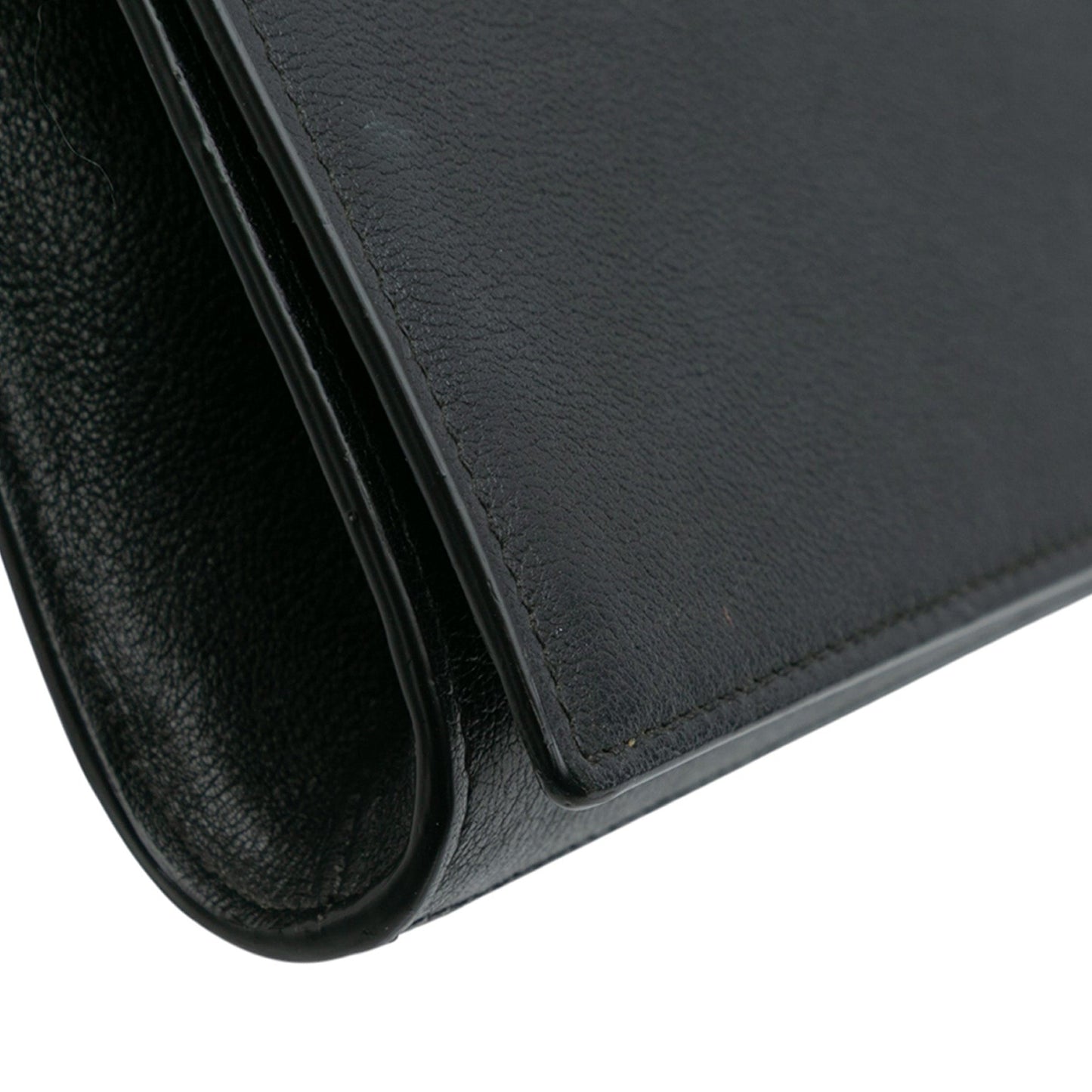 Saint Laurent Large Calfskin Monogram Belle De Jour Clutch