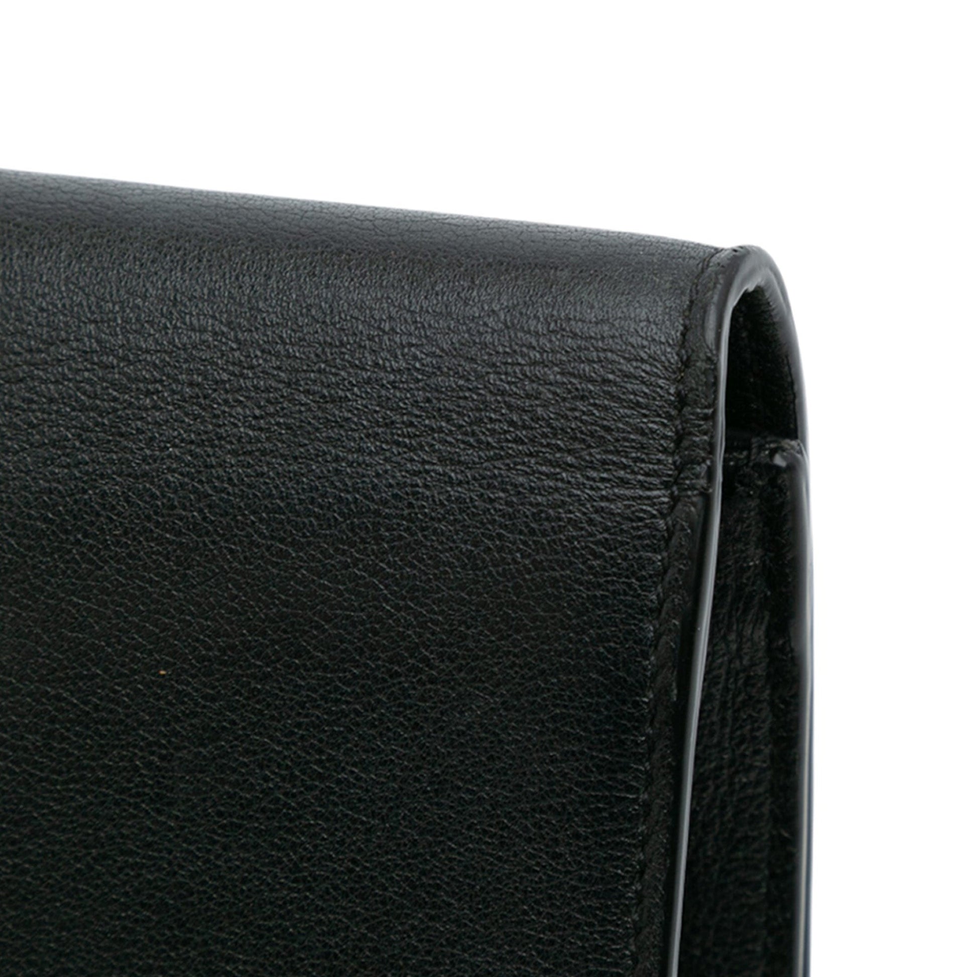 Saint Laurent Large Calfskin Monogram Belle De Jour Clutch