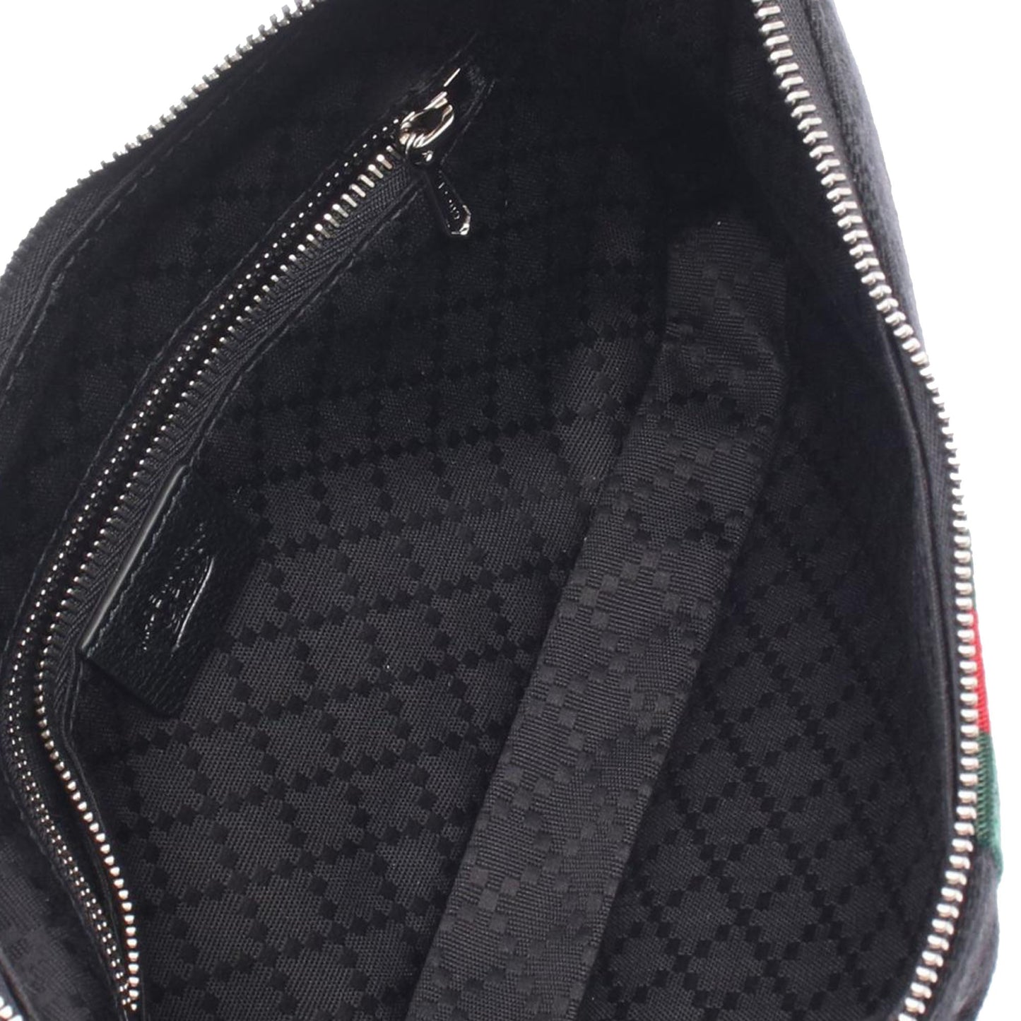 Gucci Small GG Canvas Web Lunetta Satchel