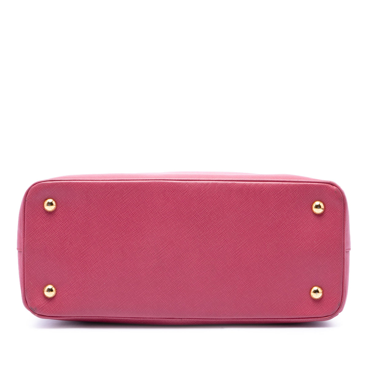 Prada Small Saffiano Lux Gardeners Tote — Pink