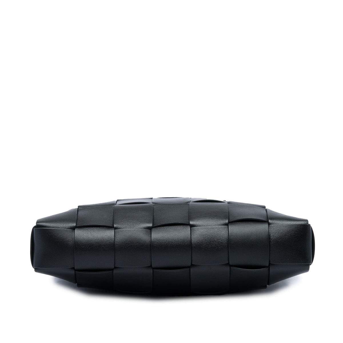 Bottega Veneta Lambskin Maxi Intrecciato The Snap Clutch