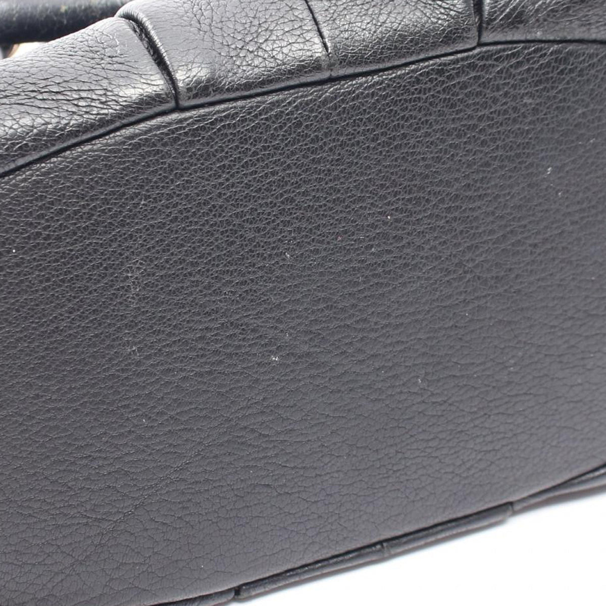Celine Leather Pillow Satchel — Black
