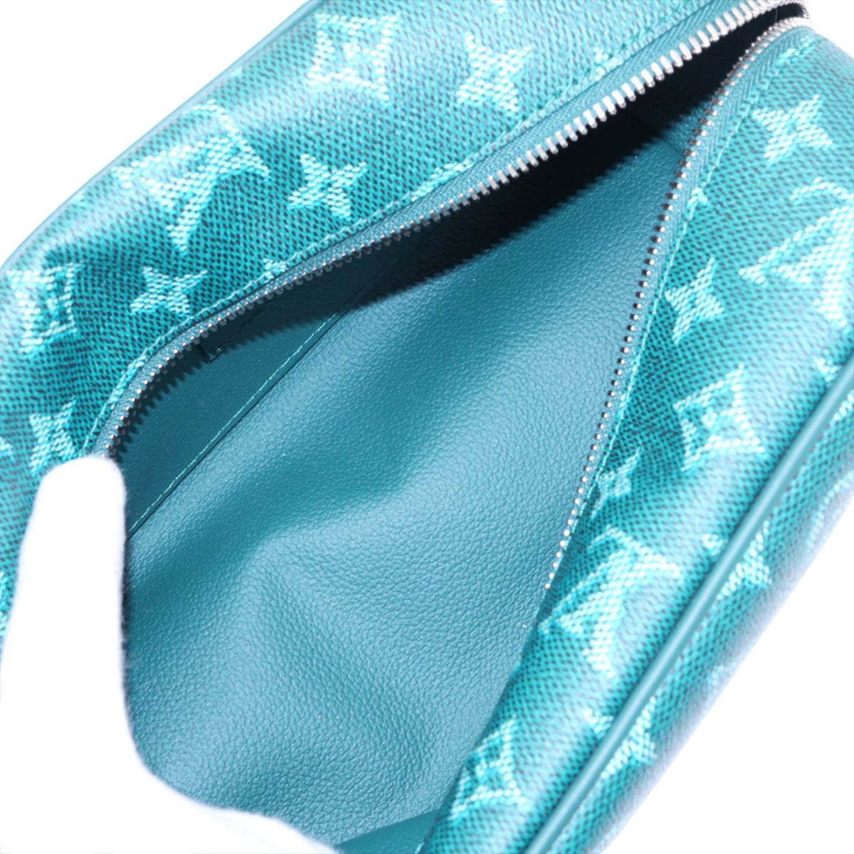 Louis Vuitton Monogram Heritage Dopp Kit — Green