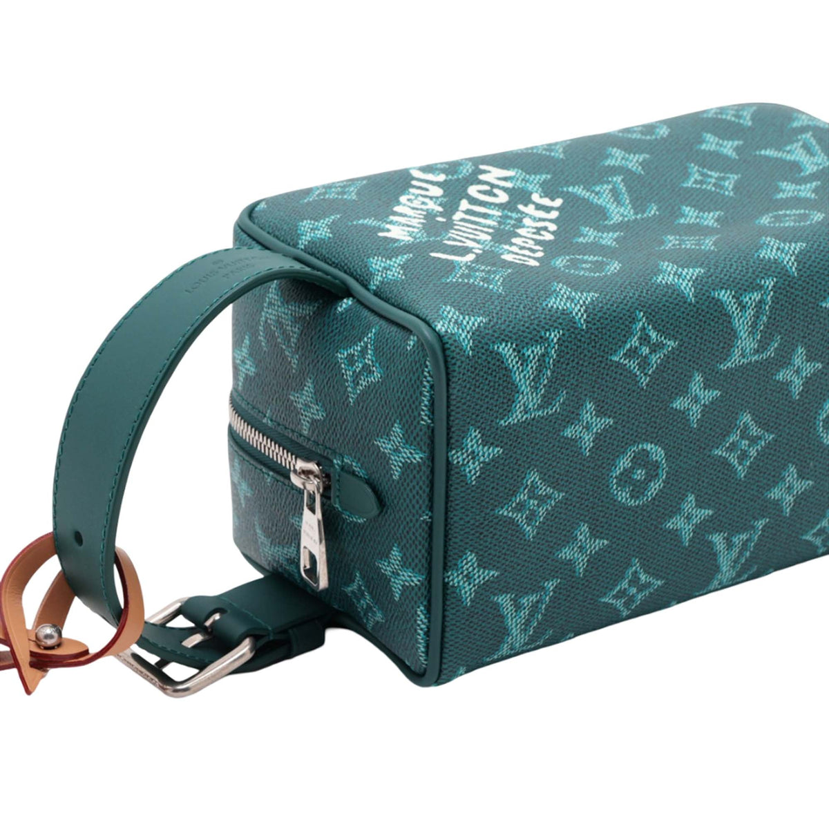 Louis Vuitton Monogram Heritage Dopp Kit — Green