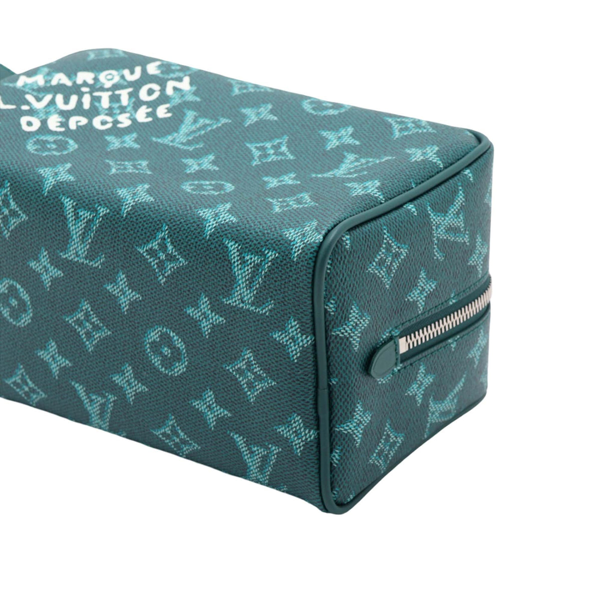 Louis Vuitton Monogram Heritage Dopp Kit — Green