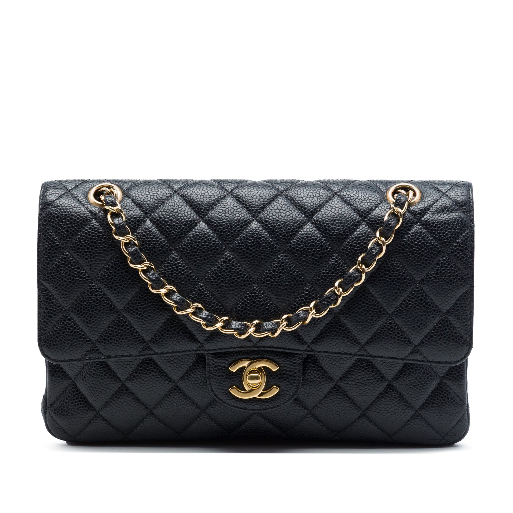 Chanel Medium Classic Caviar Double Flap