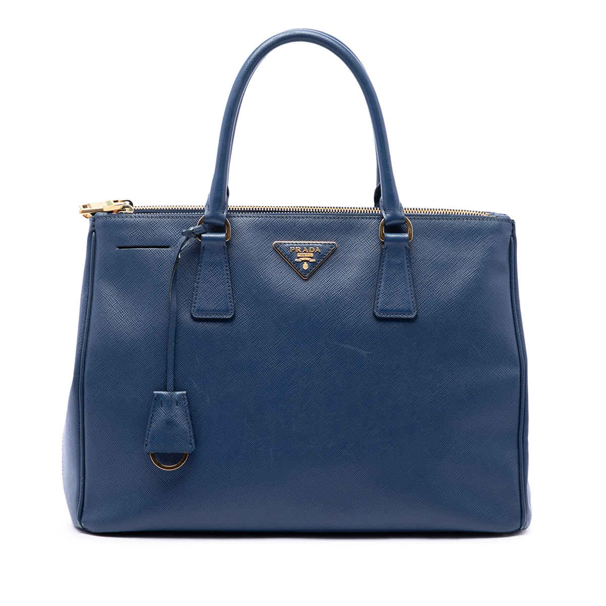 Prada Large Saffiano Lux Galleria Double Zip Tote