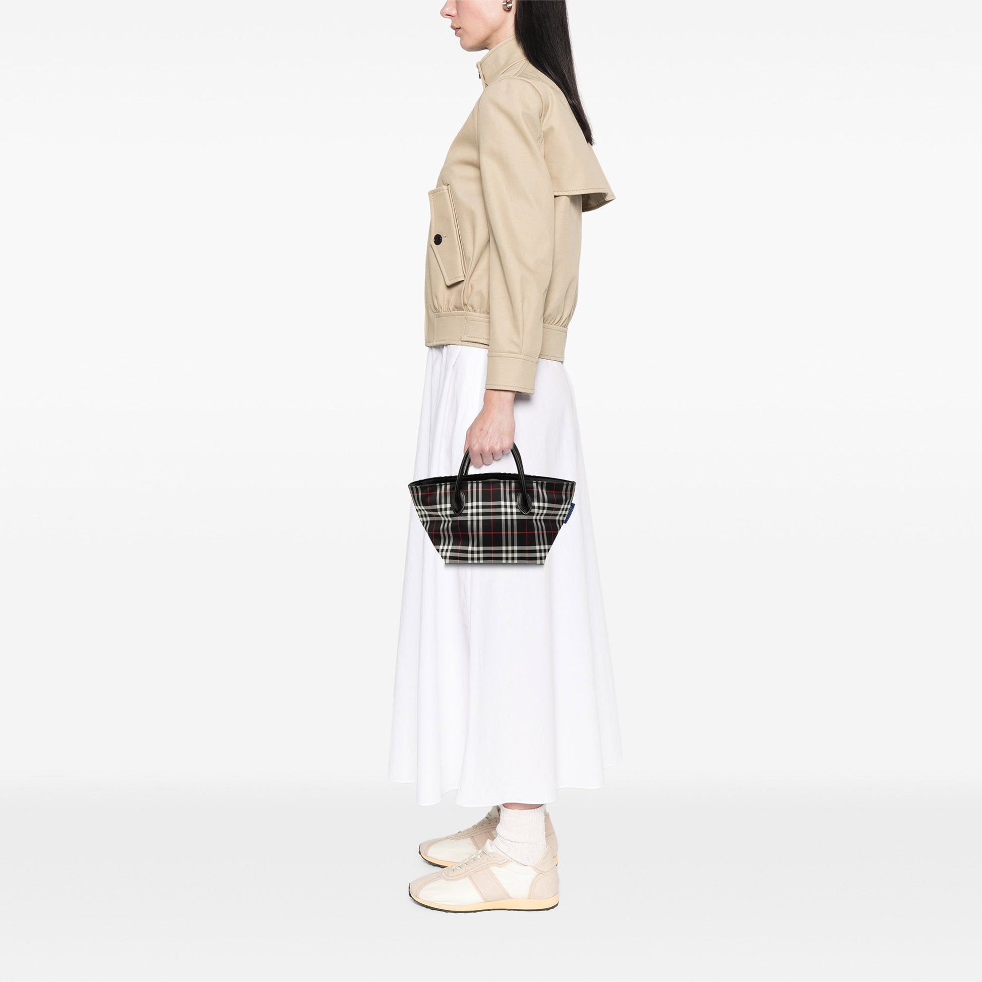Burberry House Check Nylon Handbag