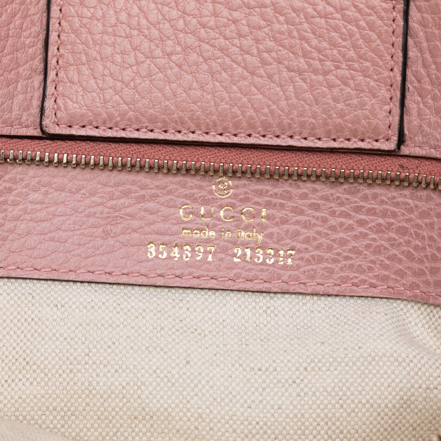 Gucci Medium Leather Swing Tote