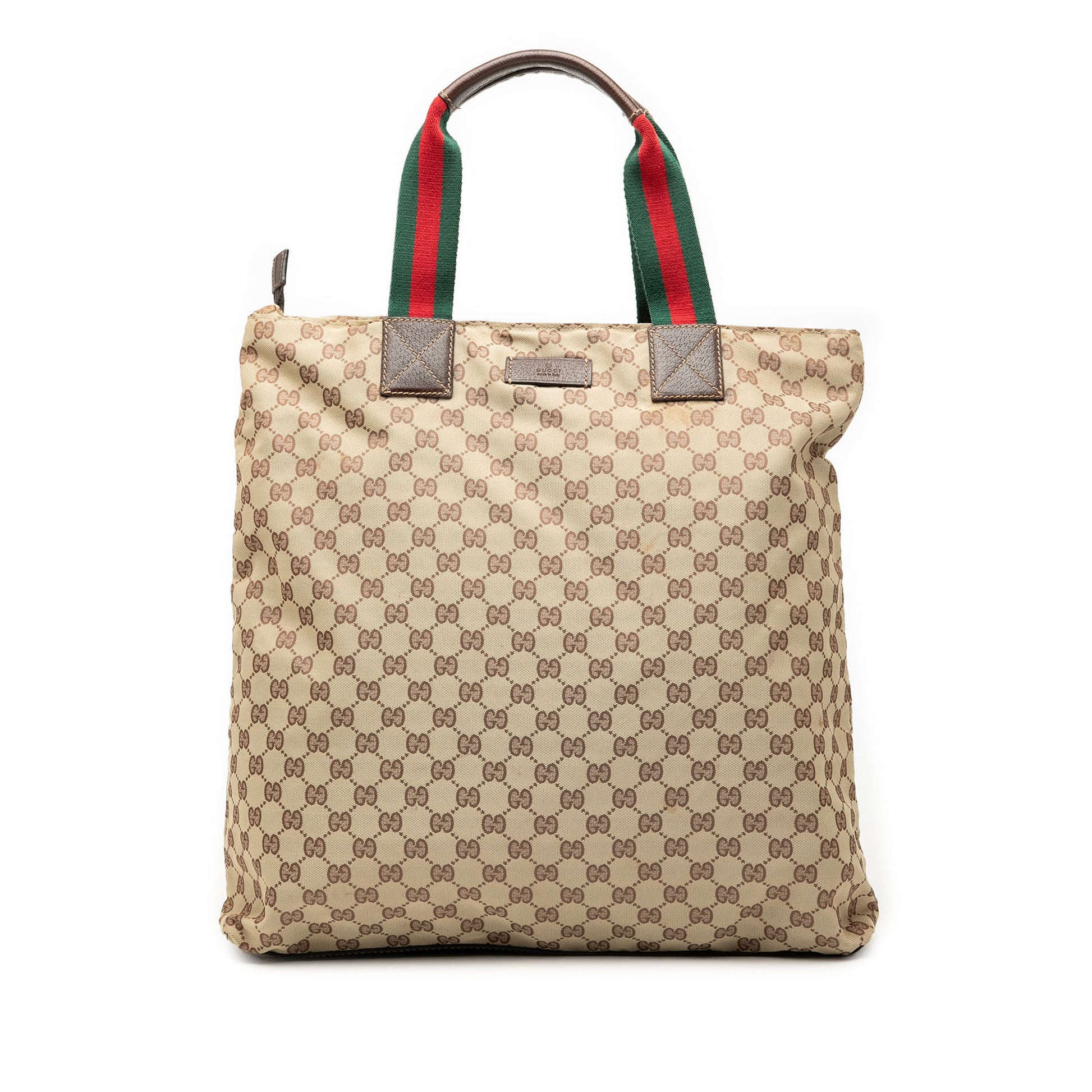 Gucci GG Canvas Web Vertical Tote