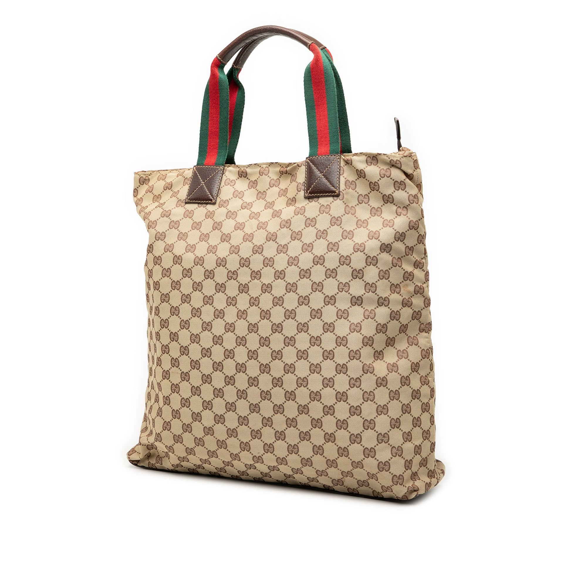 Gucci GG Canvas Web Vertical Tote