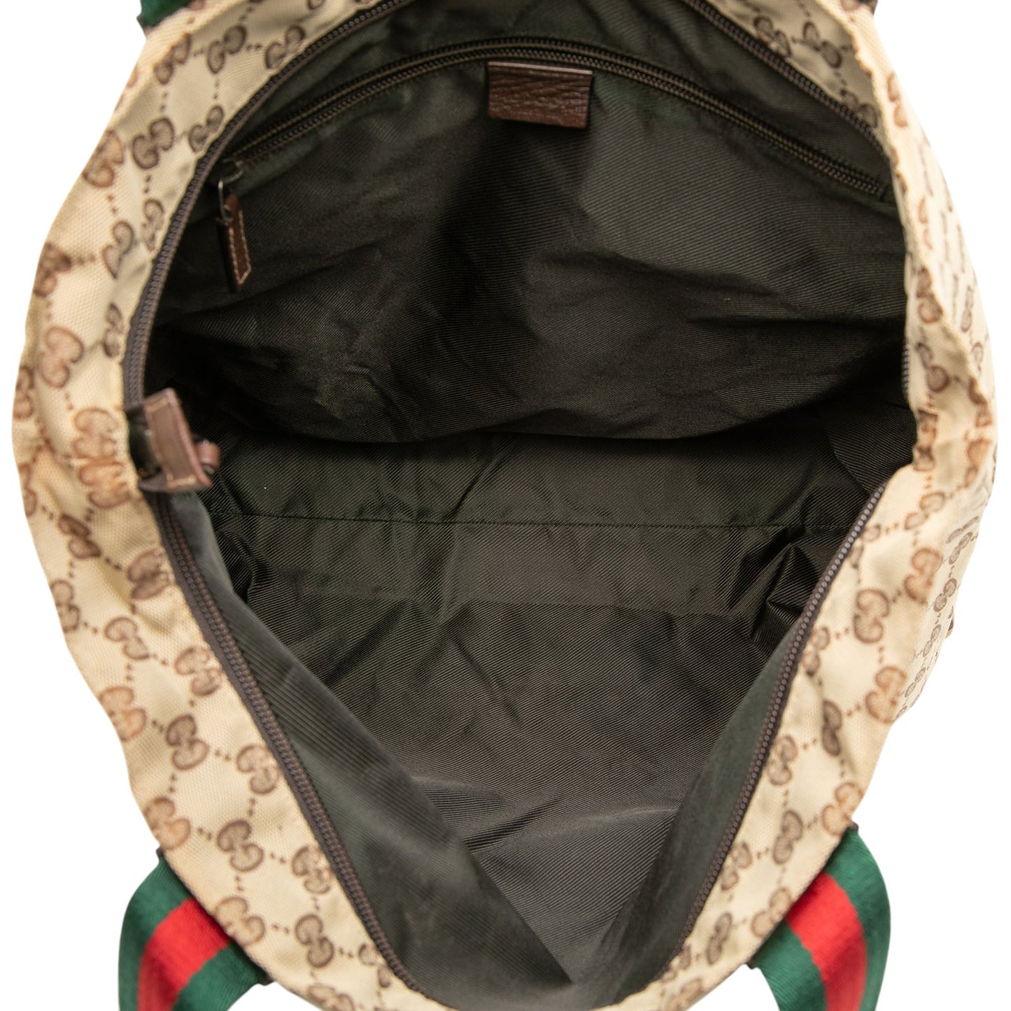 Gucci GG Canvas Web Vertical Tote