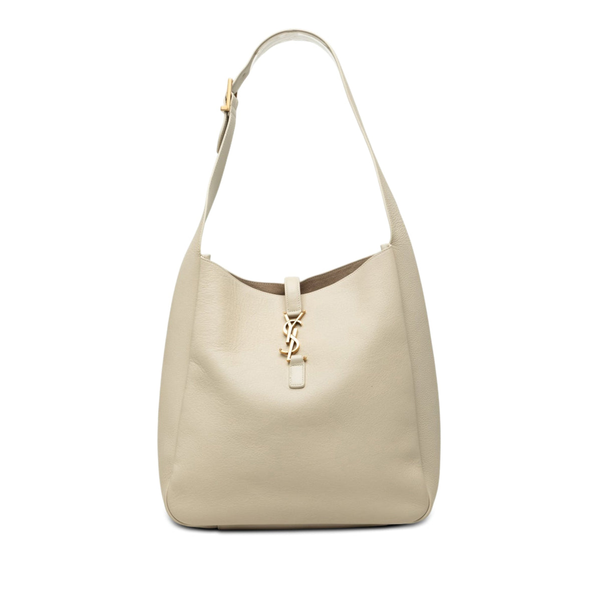 Saint Laurent Large Leather Supple Le 5 a 7 Soft Hobo