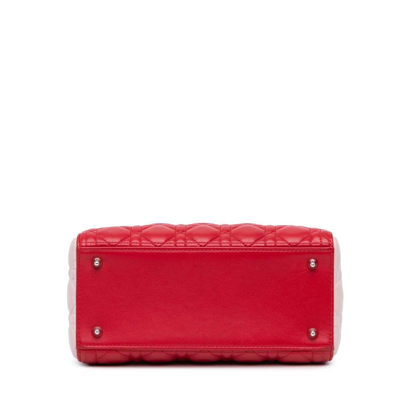 Dior Medium Tricolor Lambskin Cannage Lady Dior