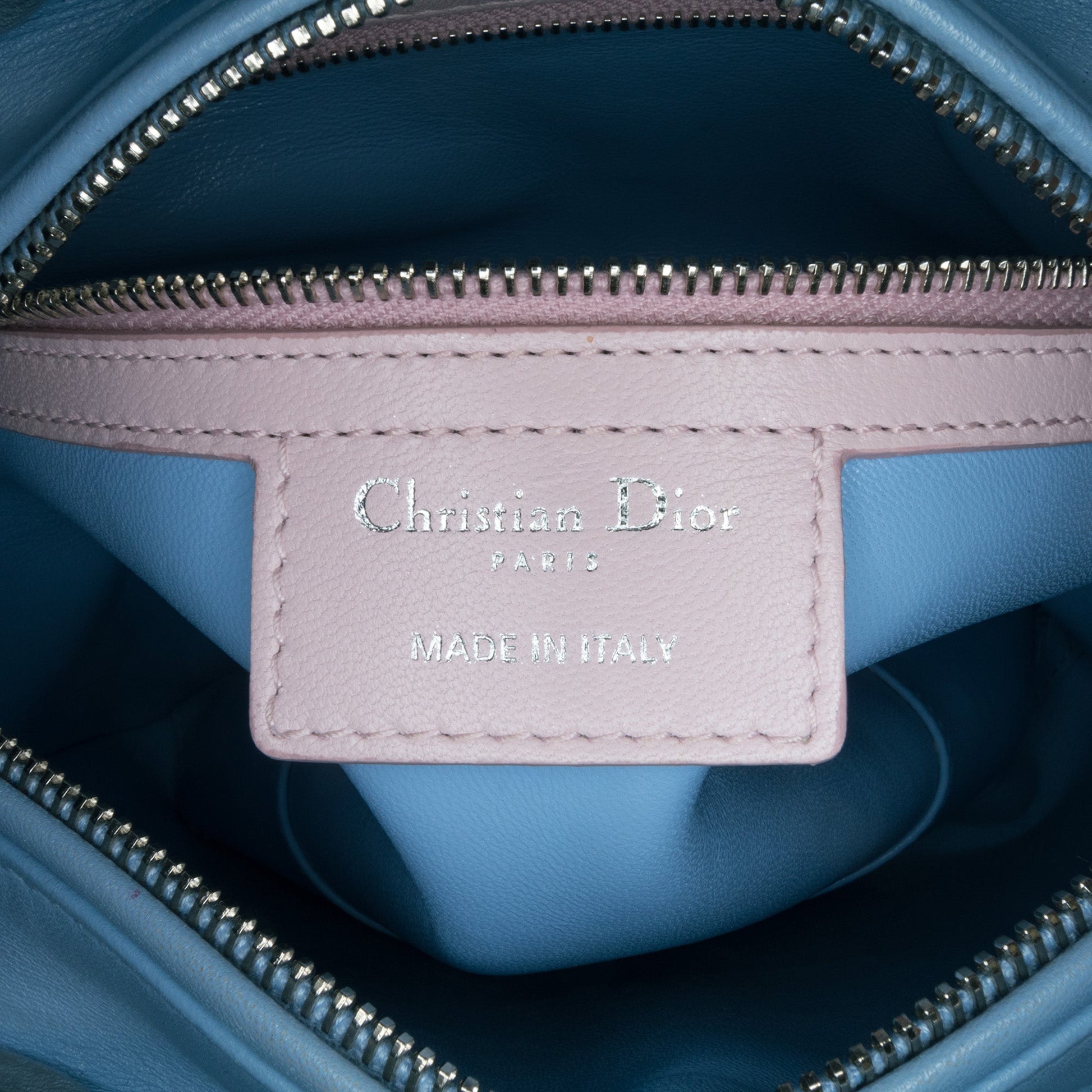 Dior Medium Tricolor Lambskin Cannage Lady Dior