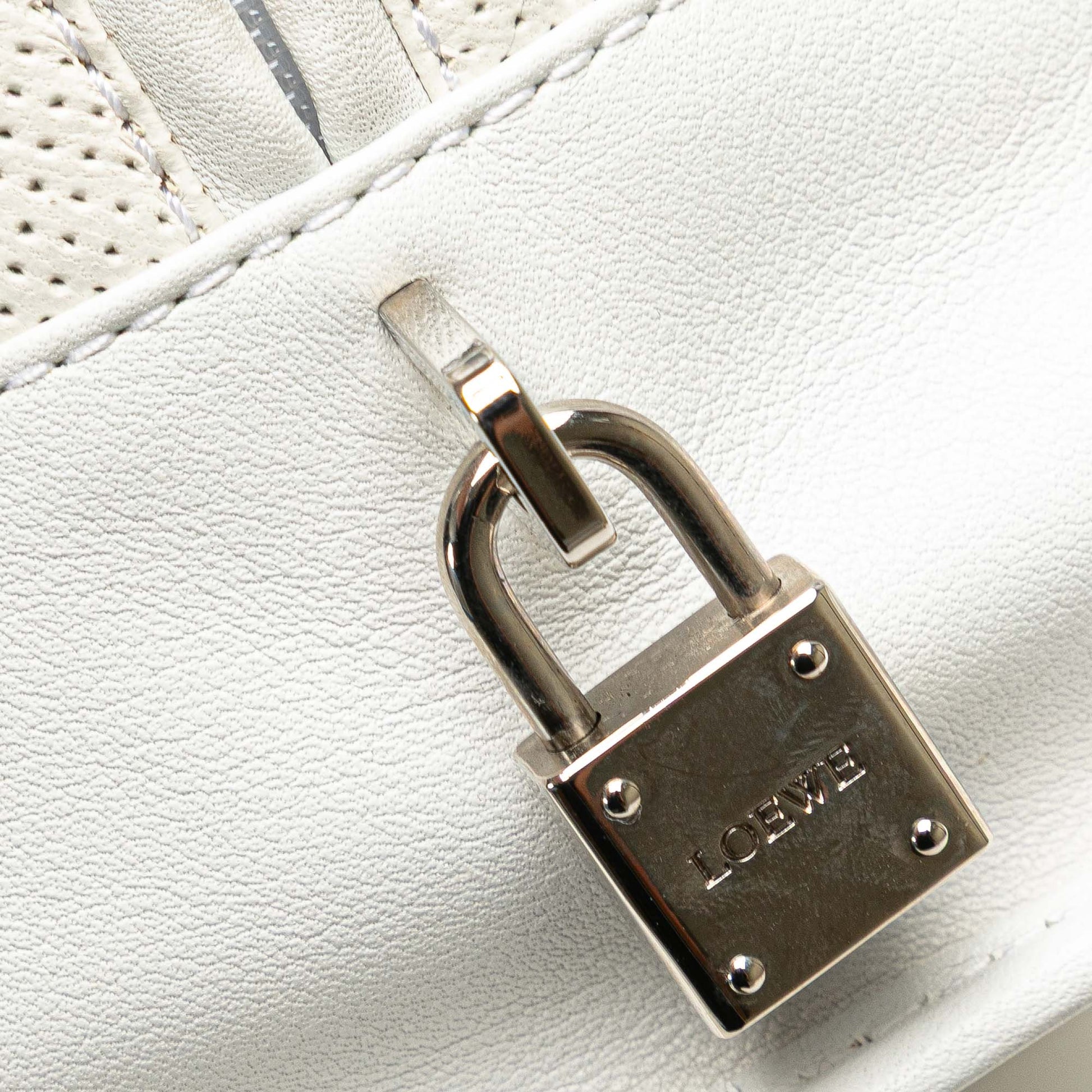 LOEWE Perforated Leather Amazona 28
