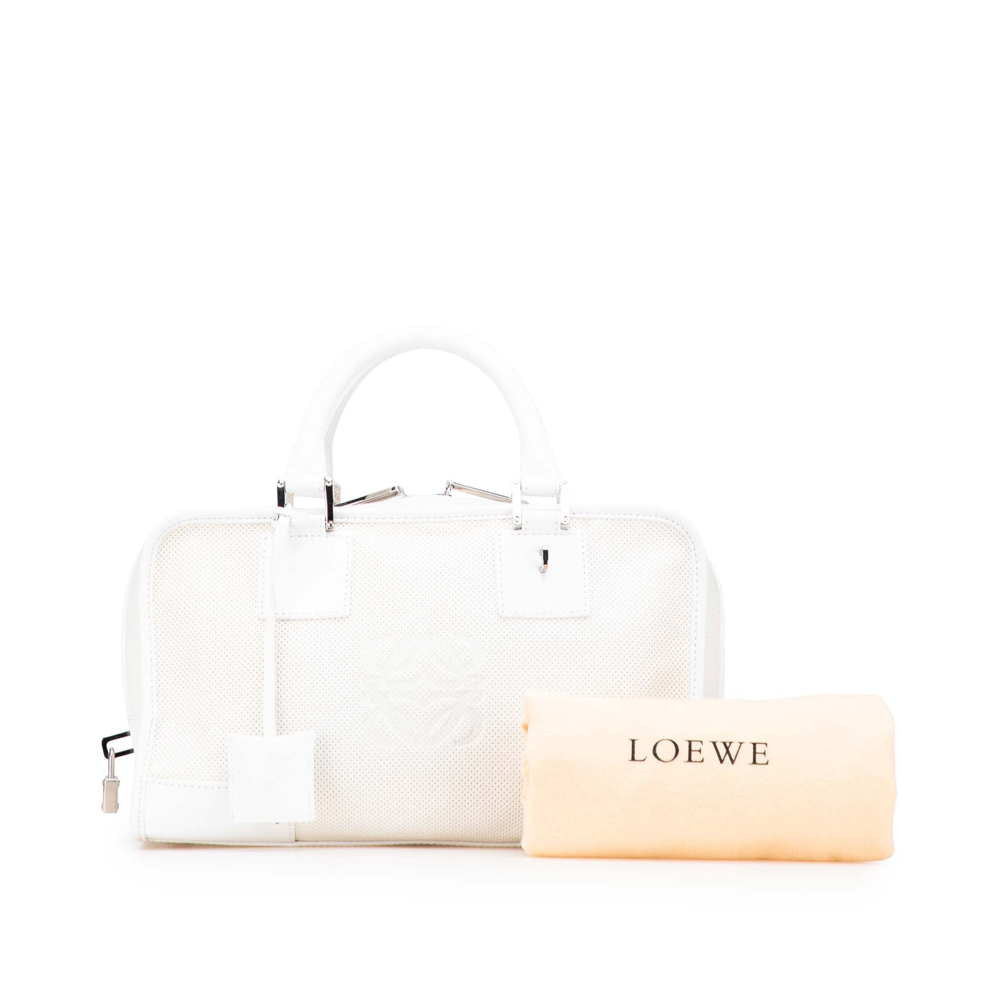 LOEWE Perforated Leather Amazona 28