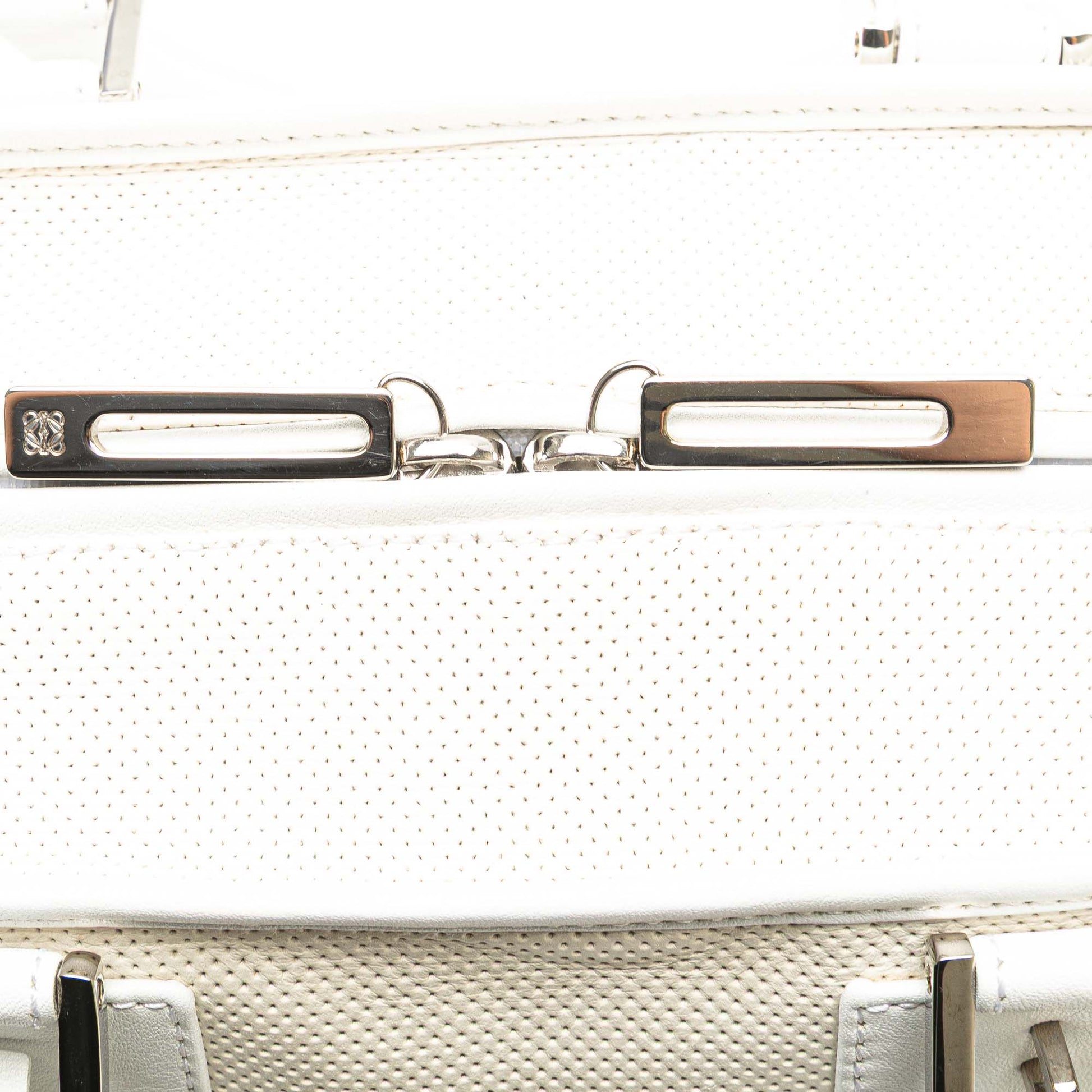 LOEWE Perforated Leather Amazona 28
