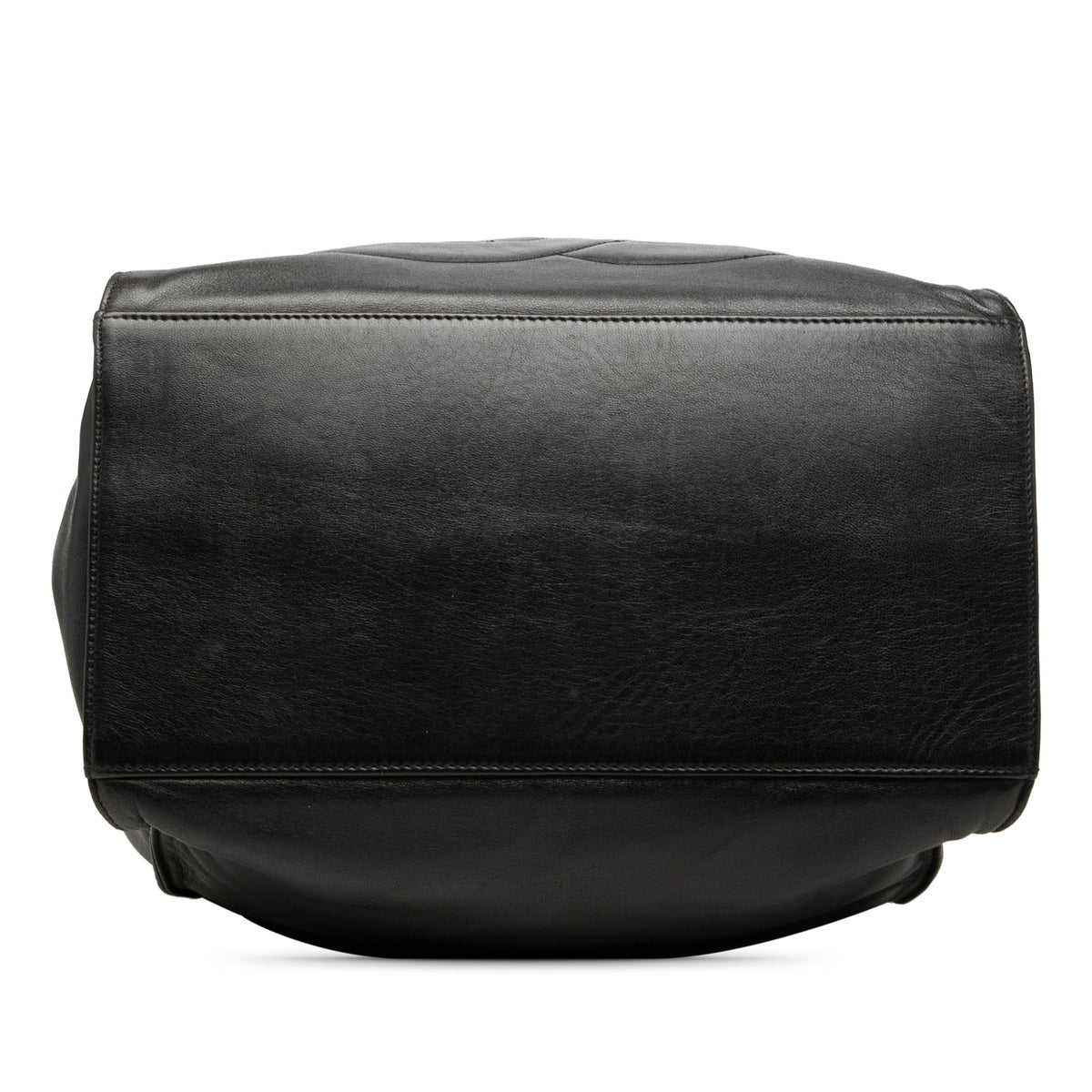 Chanel CC Lambskin Drawstring Bucket Bag — Black