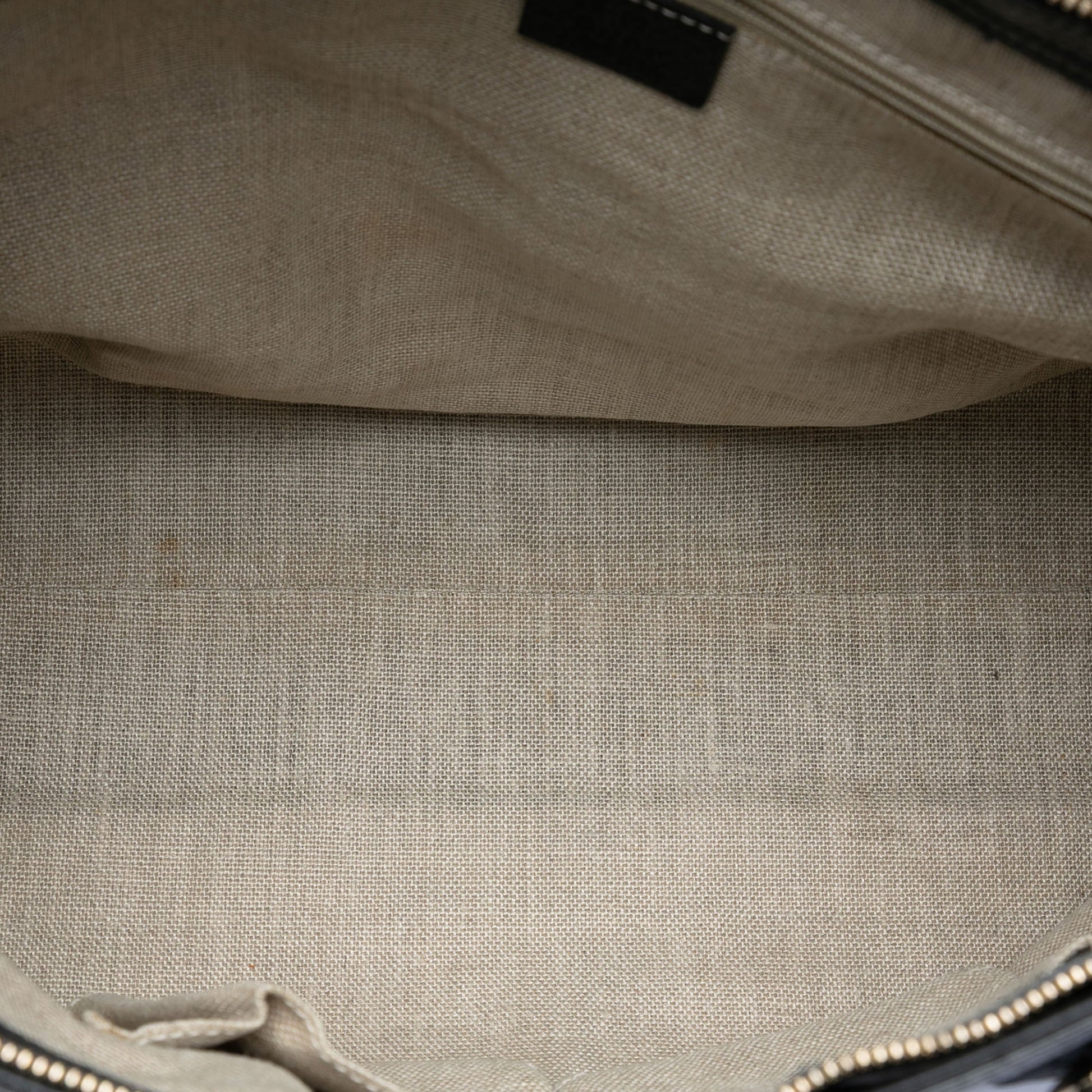 Gucci Leather Bamboo Tassel Satchel