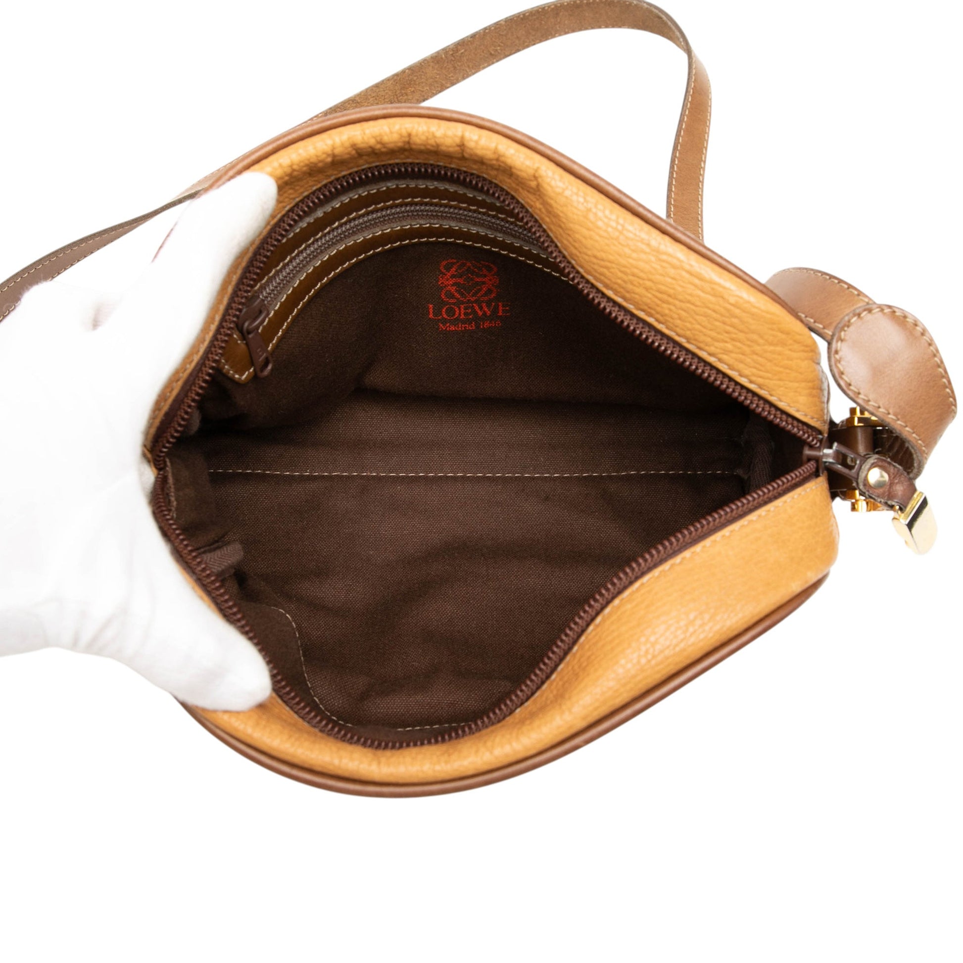 LOEWE Leather Anagram Crossbody