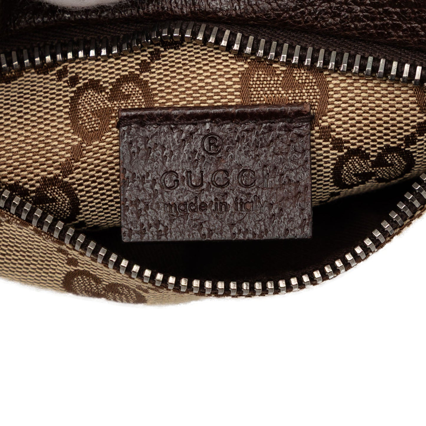 Gucci GG Canvas Double Pocket Belt Bag