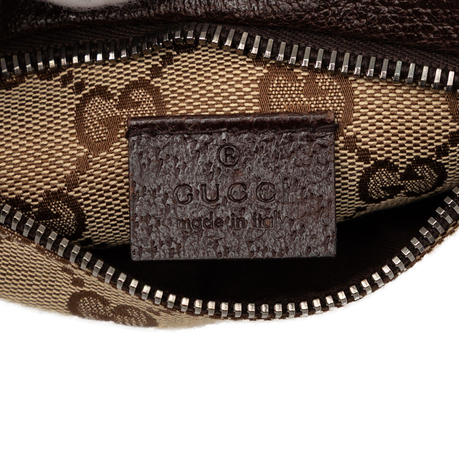 Gucci GG Canvas Double Pocket Belt Bag