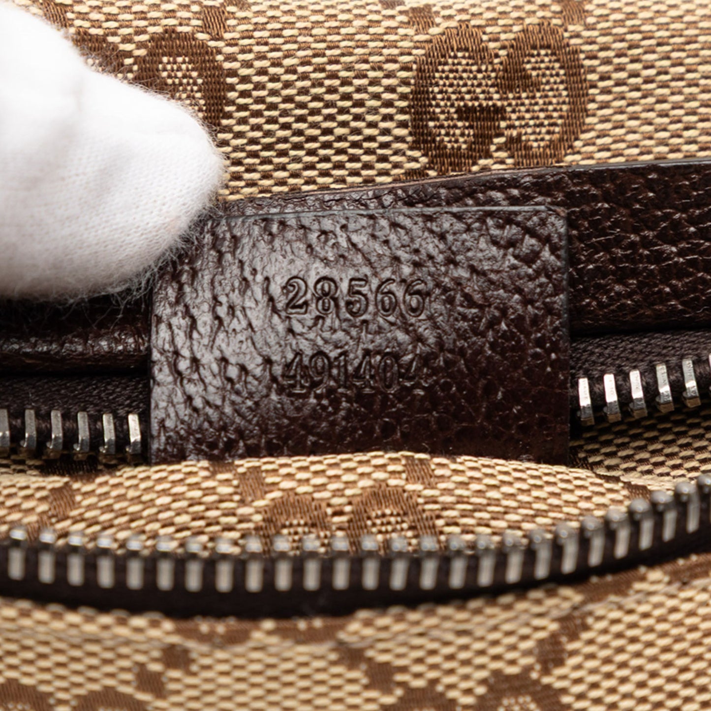 Gucci GG Canvas Double Pocket Belt Bag