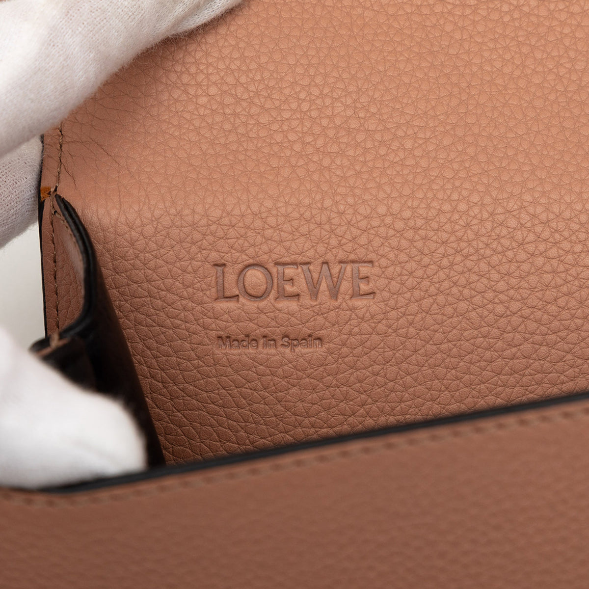 LOEWE Mini Grained Calfskin Barcelona Crossbody