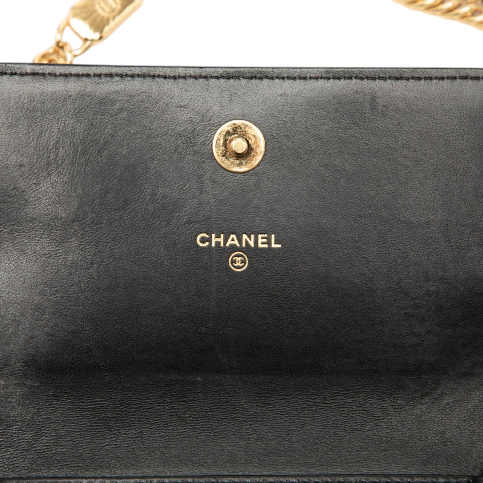 Mini CC Quilted Lambskin Bijoux Wallet on Chain