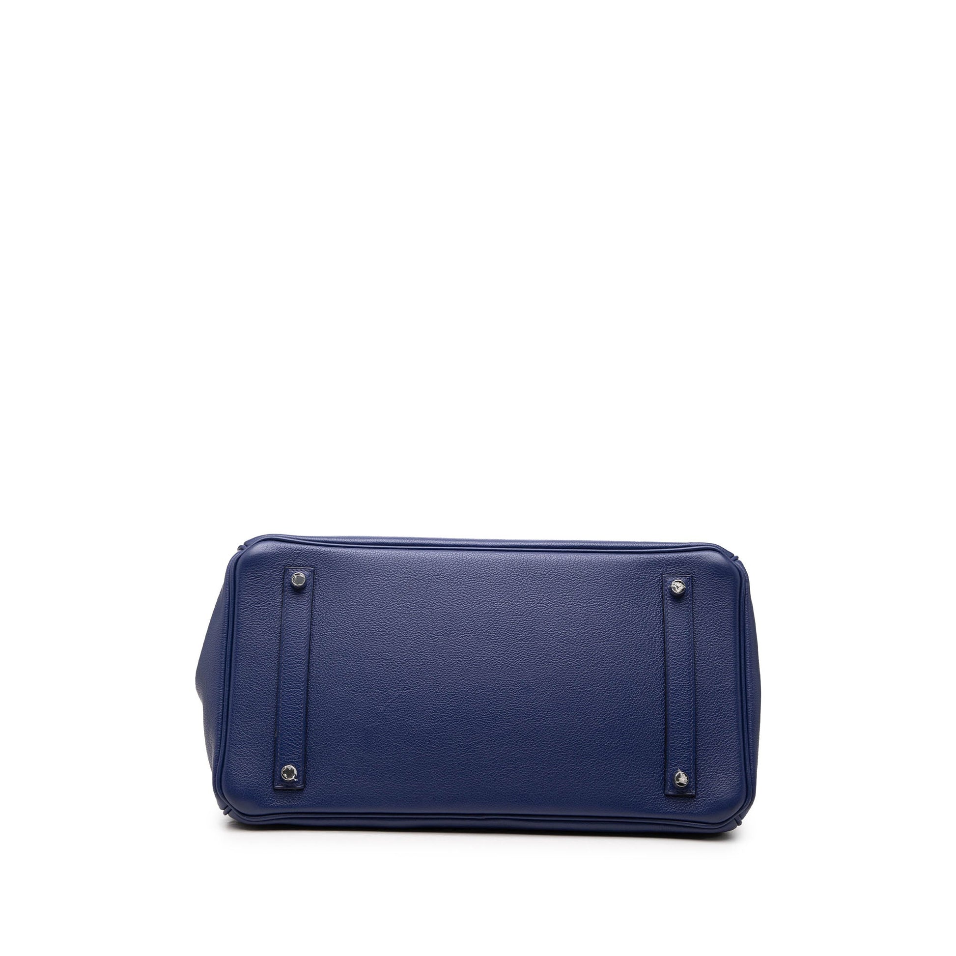 Hermès Limited Edition Taurillon Novillo Sea Surf and Fun Birkin Retourne 35