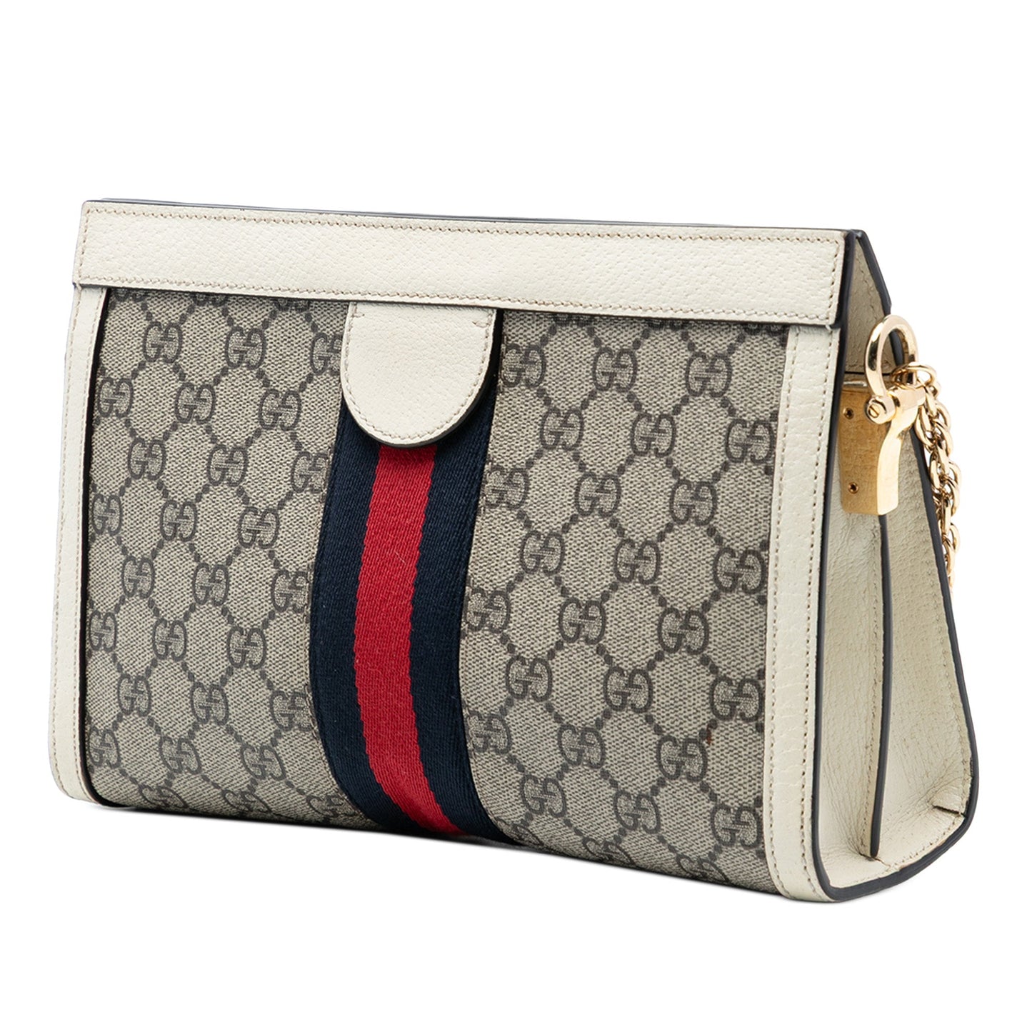 Gucci Small GG Supreme Web Ophidia Chain Crossbody
