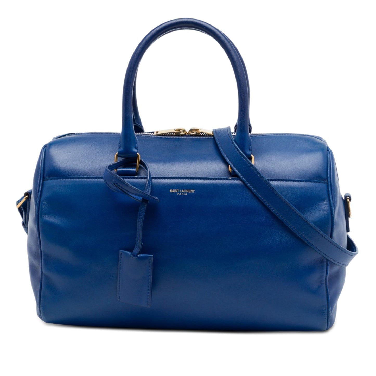 Saint Laurent Leather Classic Duffle 6 Satchel