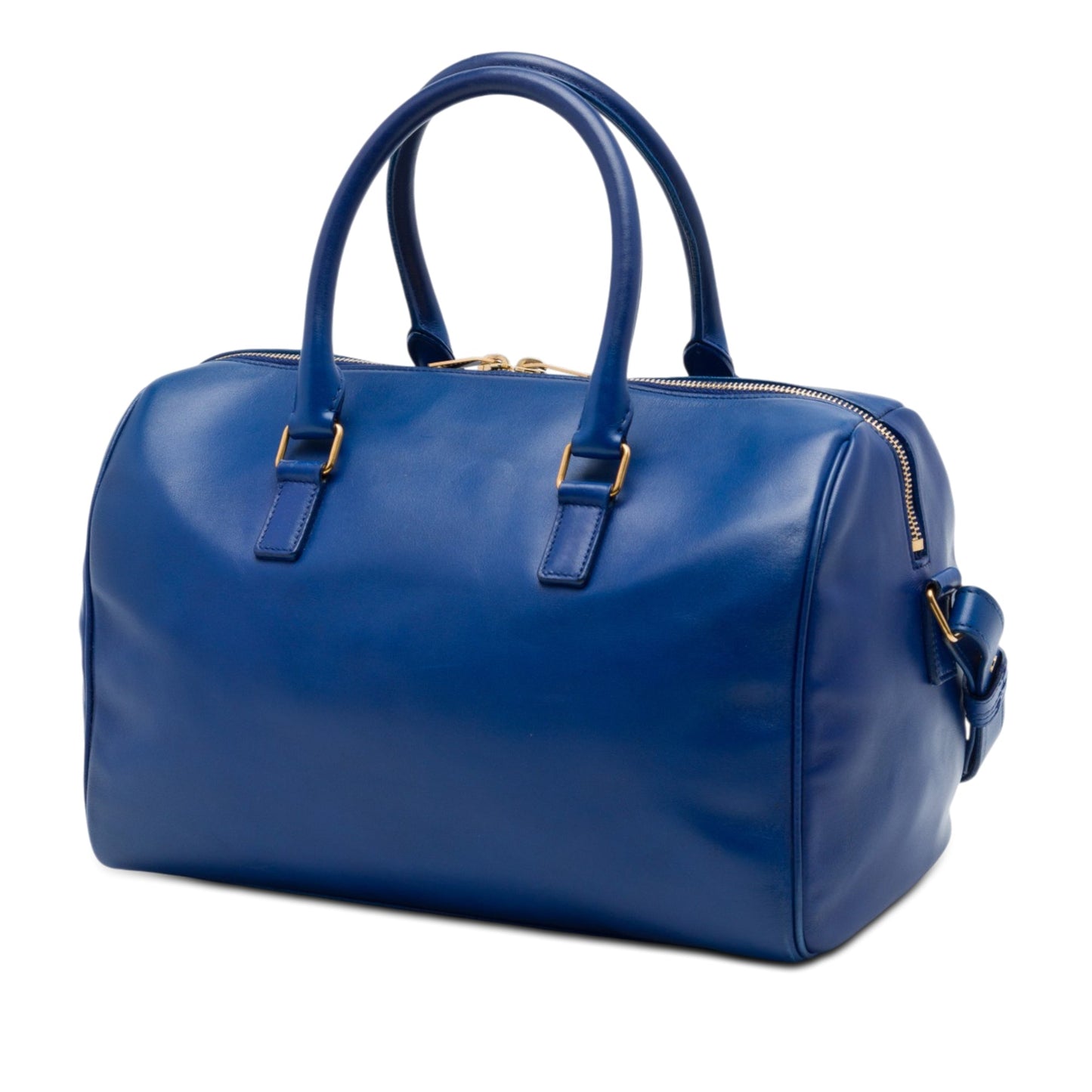 Saint Laurent Leather Classic Duffle 6 Satchel