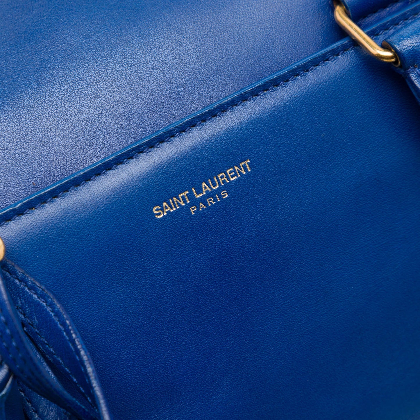 Saint Laurent Leather Classic Duffle 6 Satchel