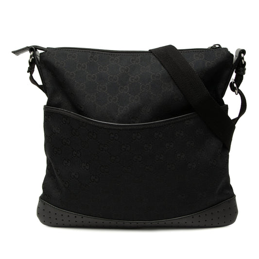 Gucci GG Canvas Perforated Crossbody