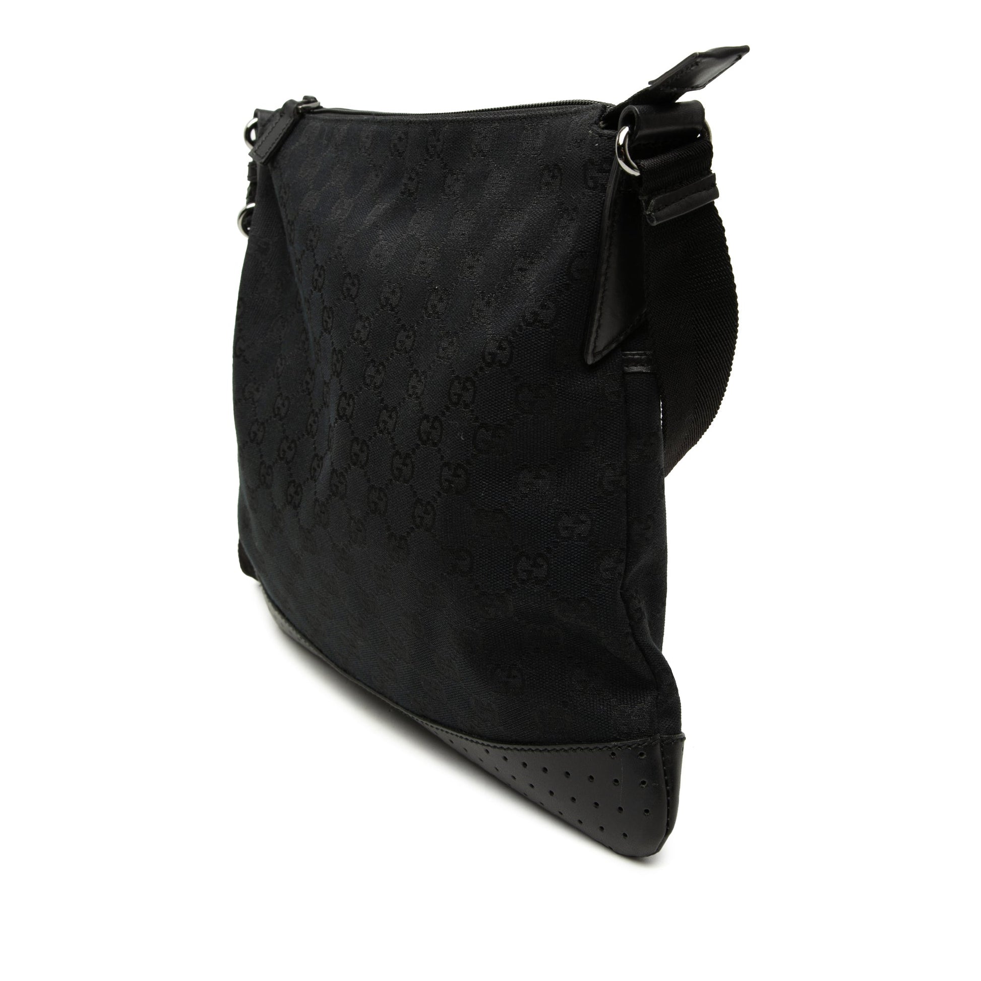 Gucci GG Canvas Perforated Crossbody