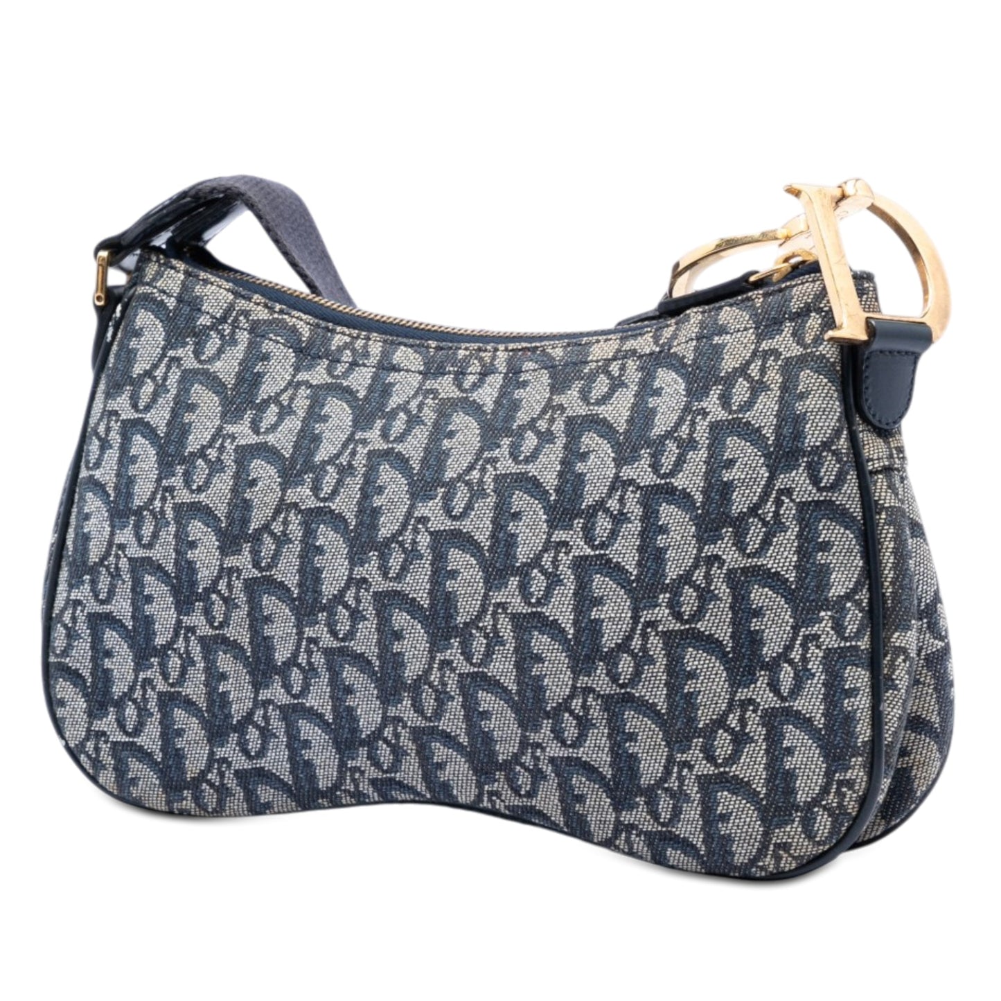 Dior Diorissimo Trotter Canvas Double Saddle Crossbody