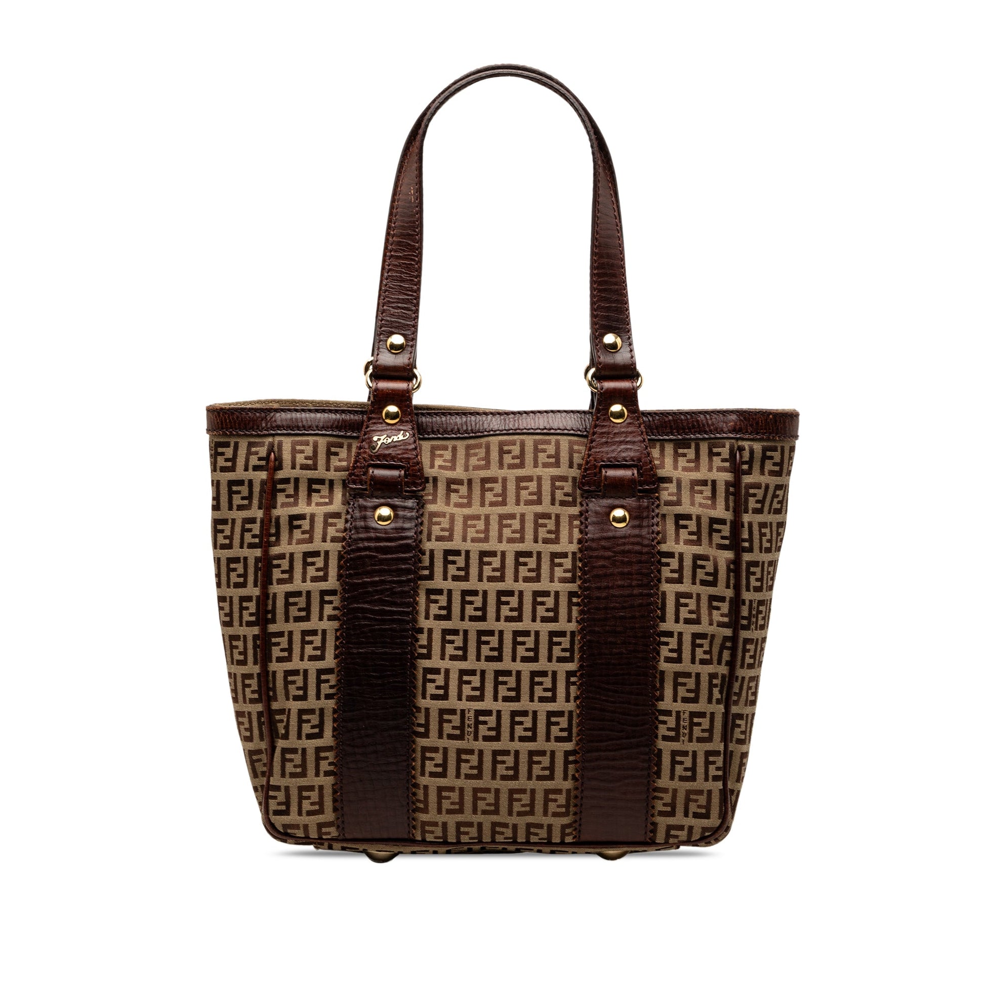 Fendi Zucchino Canvas Tote