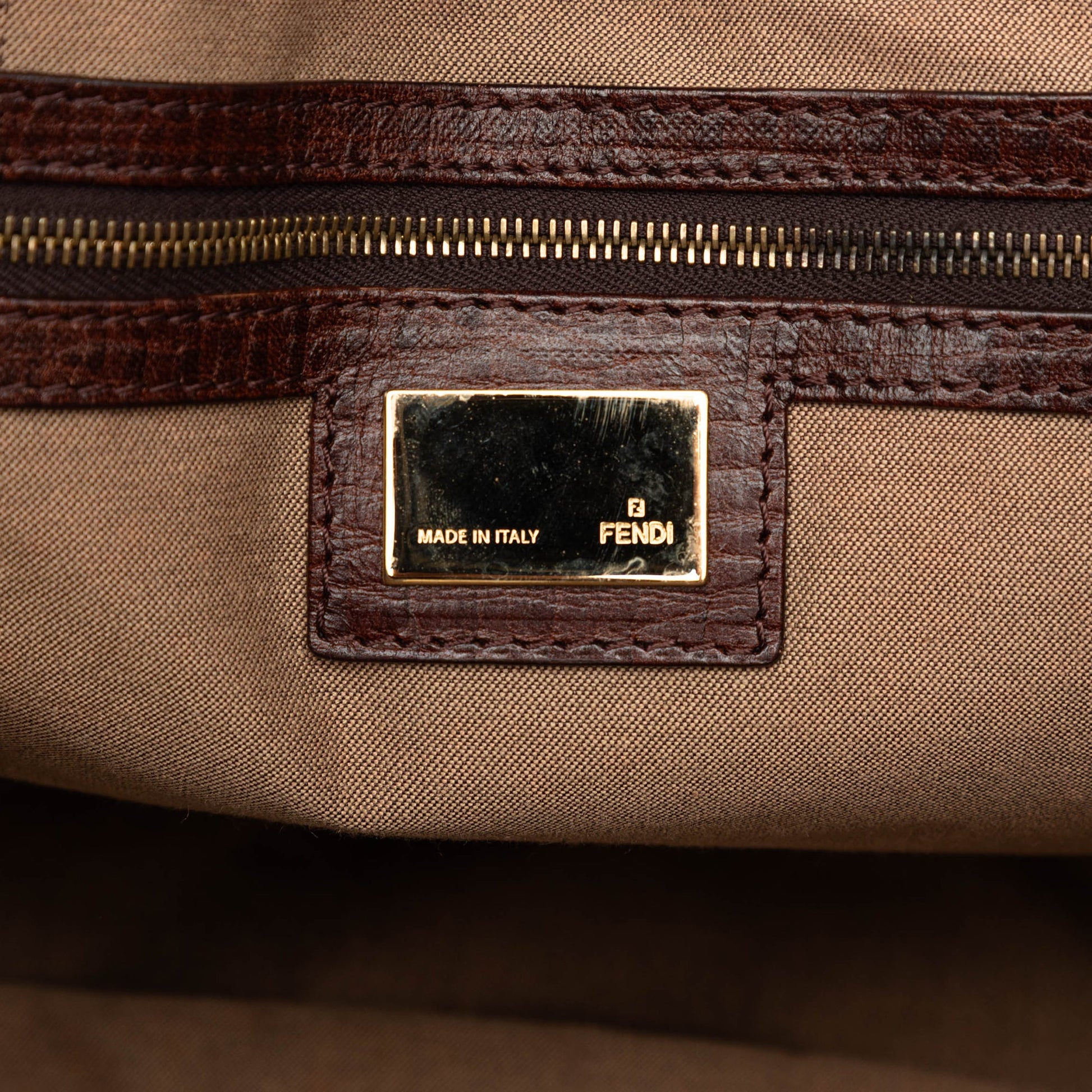 Fendi Zucchino Canvas Tote