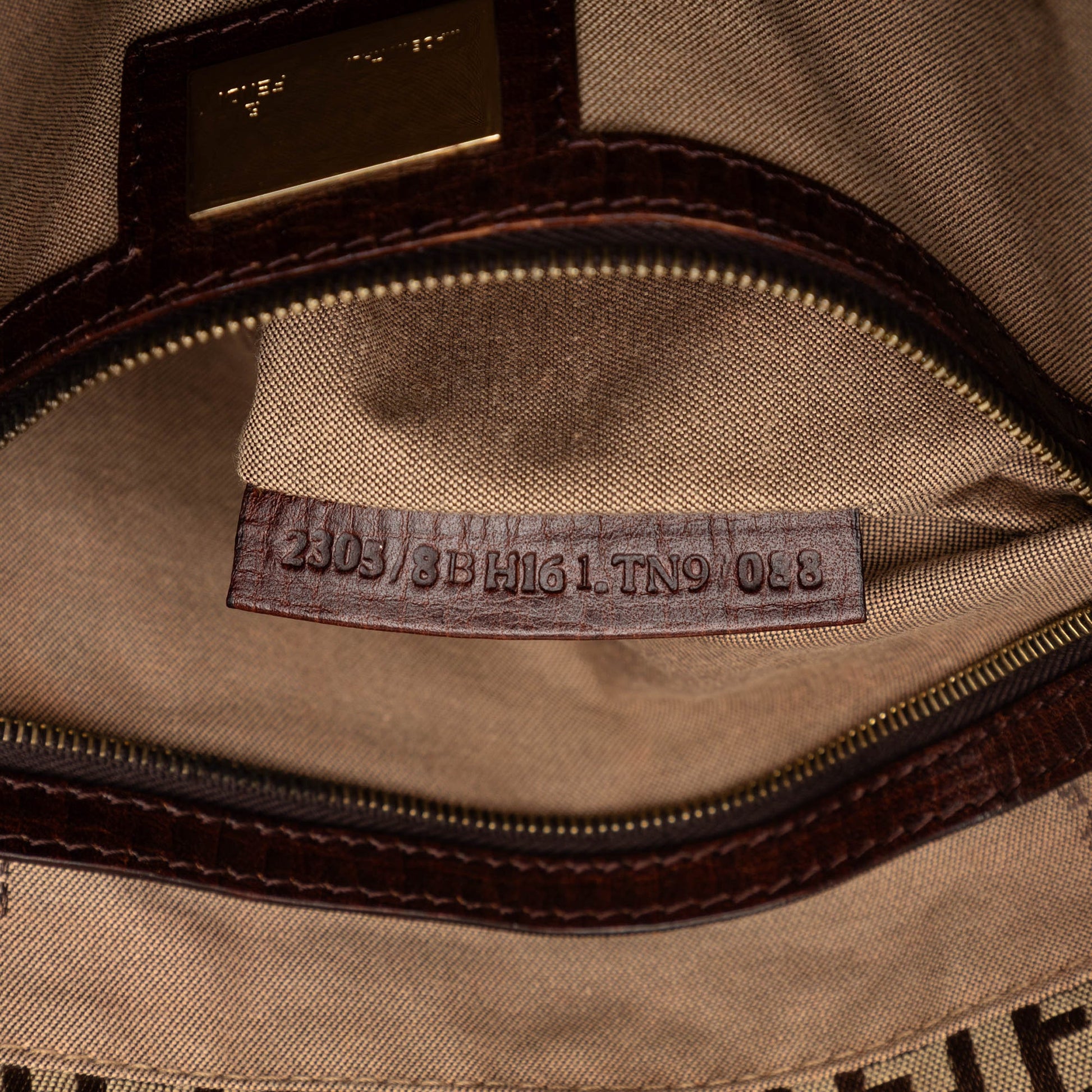 Fendi Zucchino Canvas Tote