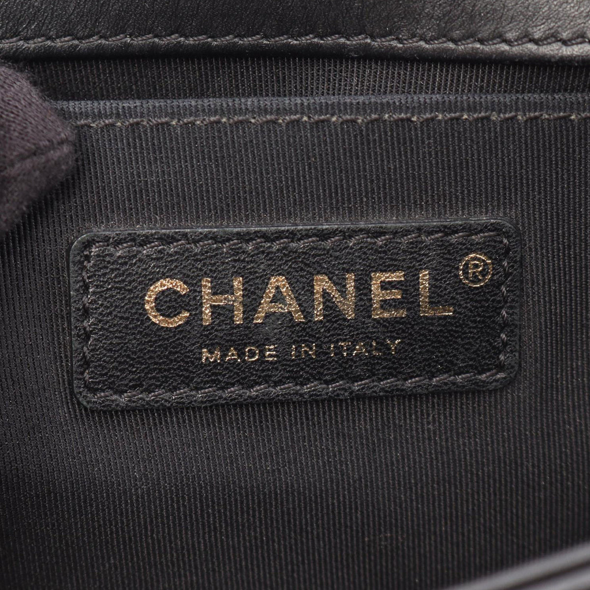 Chanel Small Chevron Lambskin Boy Flap