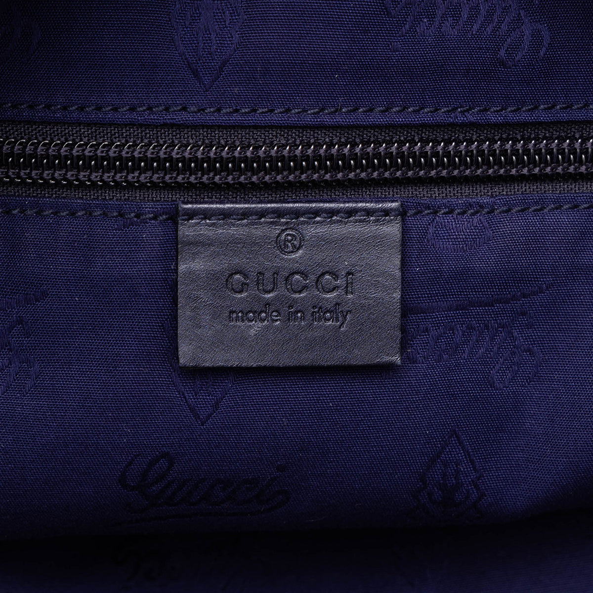 Gucci Large GG Imprime Tote — Blue